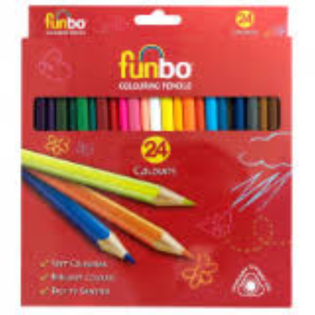Funbo Coloring Pencils ST=24 FO-CLP-24